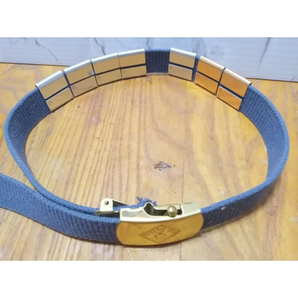Boy Scouts BSA Cub Scout Belt 7 Merit Badges Adventure Loop Slides Vintage